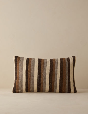 Vintage Lumbar Pillow No. 260, 12" x 20"
