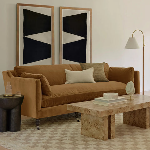 Velvet Sofas + Sectionals