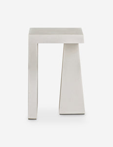 Open Box: Olesya Indoor / Outdoor Side Table, White