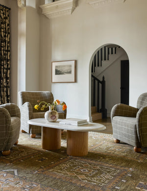 Baird Accent Chair : Talc Linen