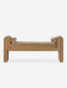 Open Box: Rowe Bench, Buff Velvet