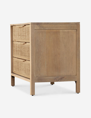 Open Box: Hannah 3-Drawer Nightstand, Natural