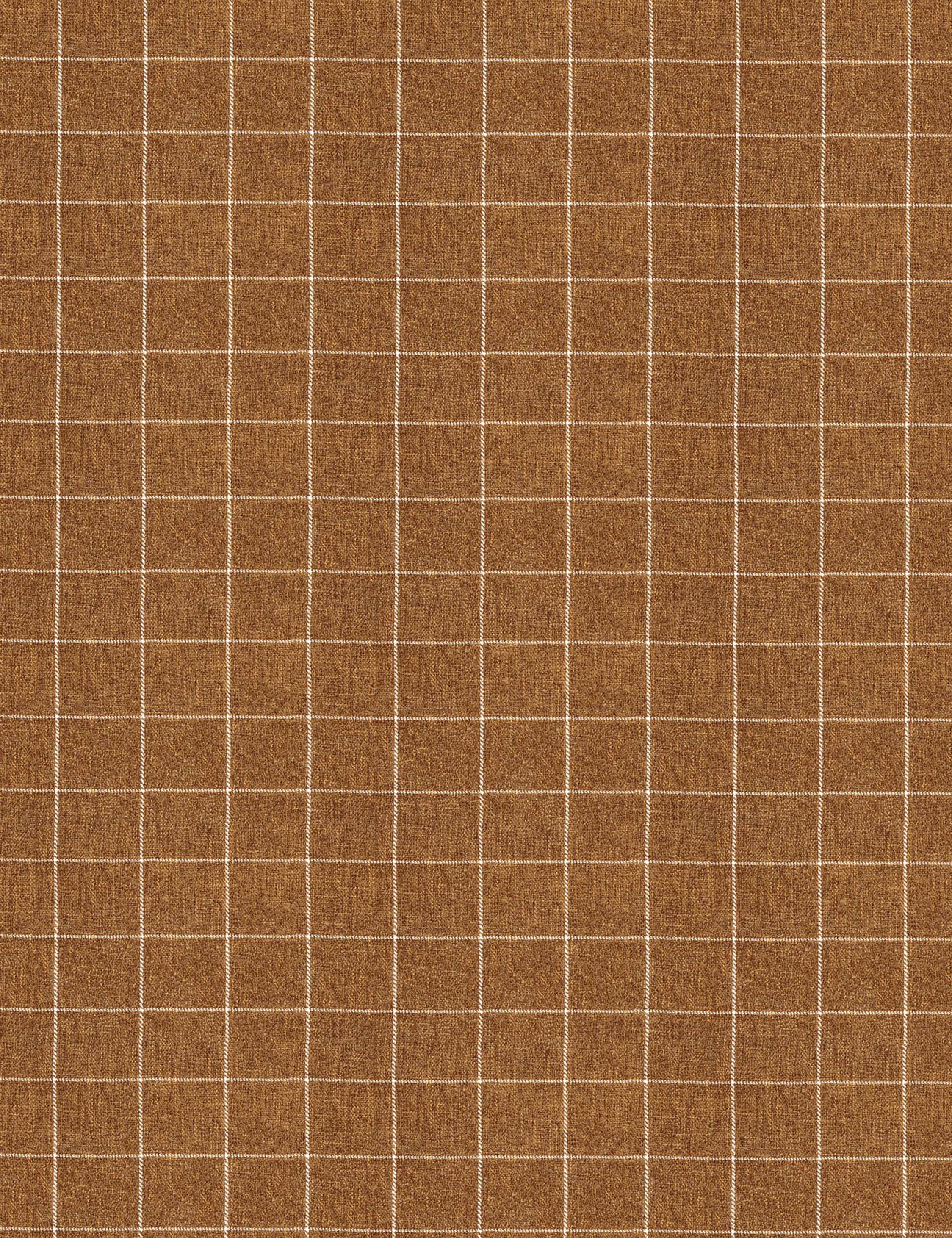 Cognac Grid Fabric Swatch