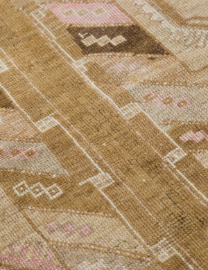 Vintage Turkish Hand-Knotted Wool Runner Rug No. 209, 2'6