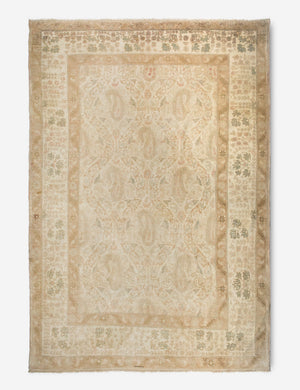Vintage Turkish Hand-Knotted Wool Rug No. 371, 5'1