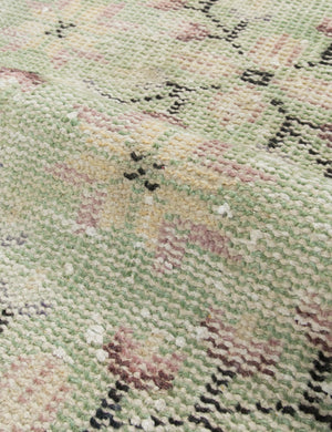 Vintage Turkish Hand-Knotted Wool Runner Rug No. 230, 2'4