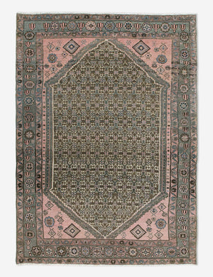 Vintage Turkish Hand-Knotted Wool Rug No. 450, 4'1