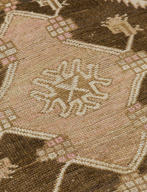 Vintage Turkish Hand-Knotted Wool Runner Rug No. 240, 2'10