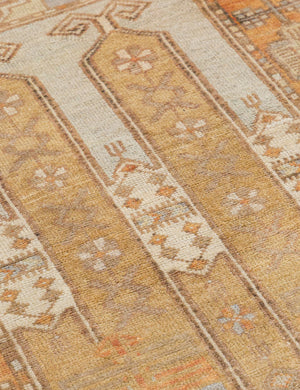 Vintage Turkish Hand-Knotted Wool Runner Rug No. 241, 2'11