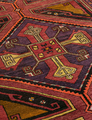 Vintage Turkish Hand-Knotted Wool Runner Rug No. 242, 4' x 14'1