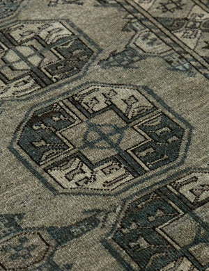 Vintage Turkish Hand-Knotted Wool Rug No. 460, 4'6