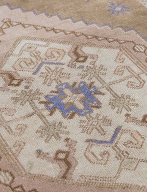Vintage Turkish Hand-Knotted Wool Rug No. 594, 4' x 7'7