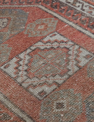 Vintage Turkish Hand-Knotted Wool Mini Rug No. 314, 1'11
