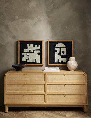Open Box: Suzette Wide Dresser, Natural Oak
