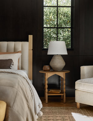 Open Box: Topia Round Side Table, Natural by Ginny Macdonald
