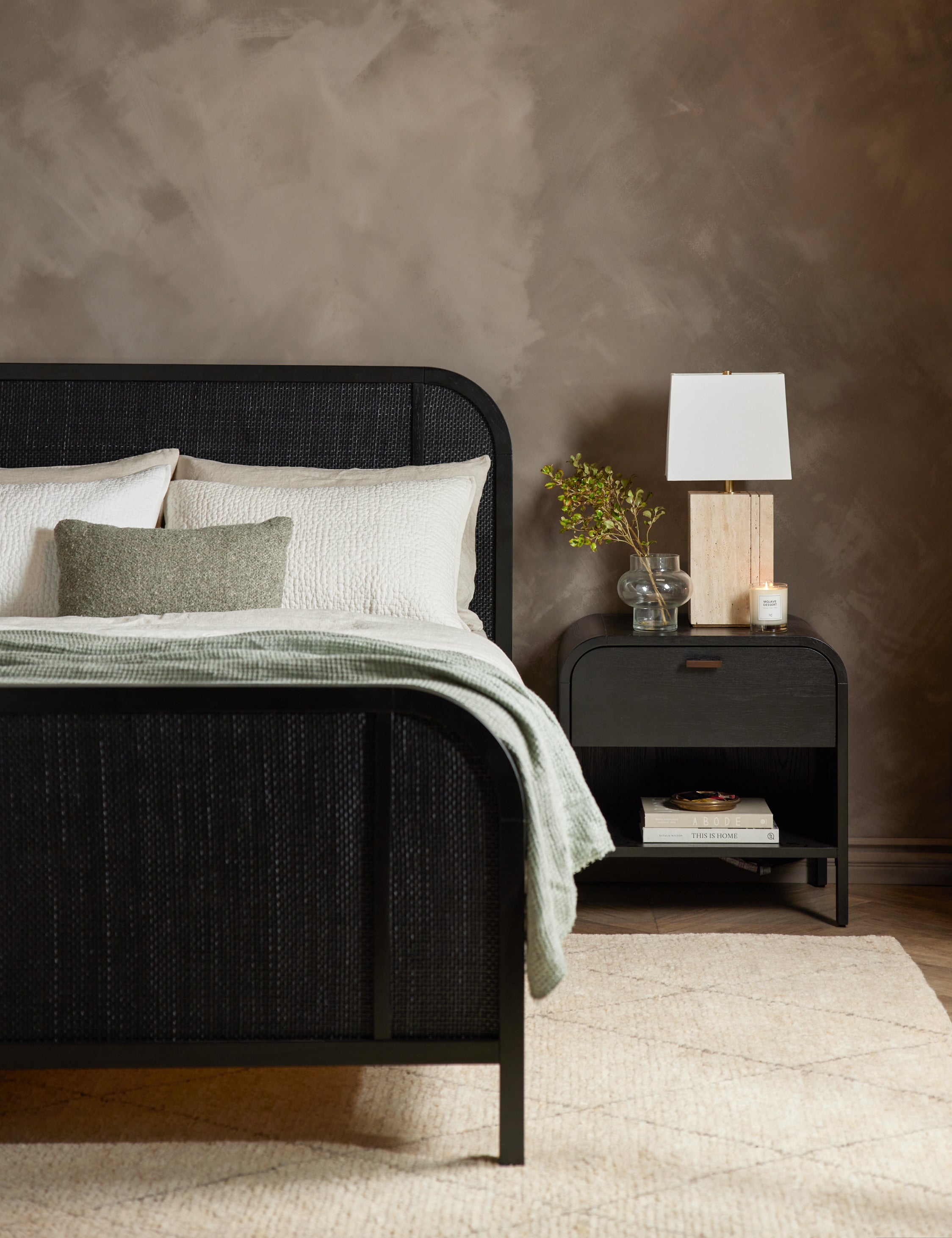 Open Box: Brooke Nightstand, Black