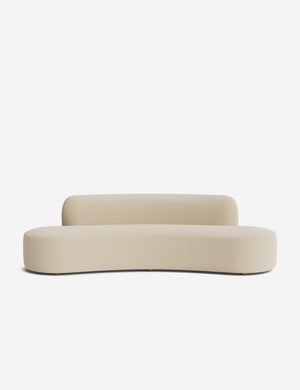 Open Box: Cara Sofa,Cream Performance Basketweave 108