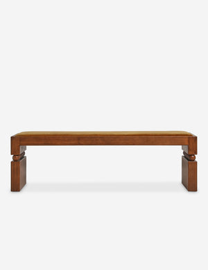 Ceiba mixed-material sculptural accent bench by Carly Cushnie.