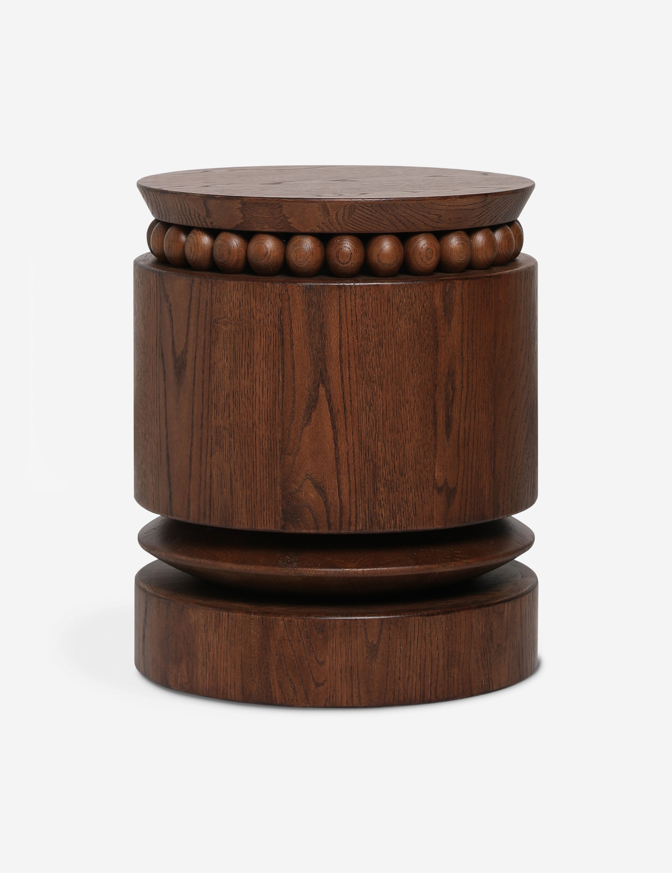 Open Box: Coco Round Side Table, Espresso by Carly Cushnie