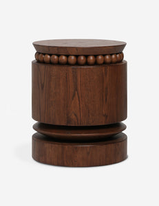 Open Box: Coco Round Side Table, Espresso by Carly Cushnie