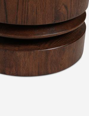 Open Box: Coco Round Side Table, Espresso by Carly Cushnie