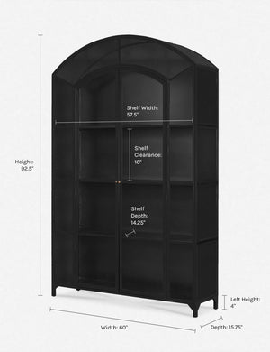 Cressida Wide Curio Cabinet