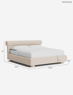 Bowery Bed : Ivory Modern Boucle / Full