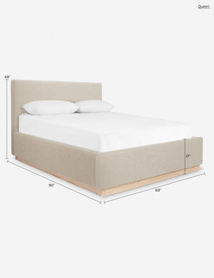 Lockwood Bed by Ginny Macdonald : Oyster / Cal King