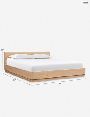 Ryland Platform Bed : Natural / King