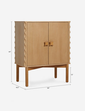 Open Box: Cami Bar Cabinet, Natural by Eny Lee Parker