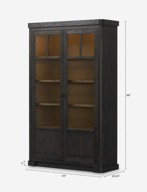 Murrell Curio Cabinet : Black