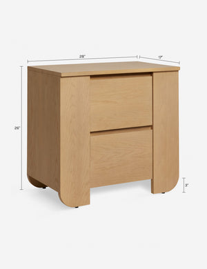 Remy Nightstand by DISC Interiors : Natural Oak