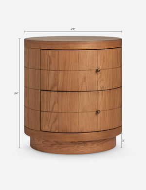 Roscoe Nightstand : Caramel