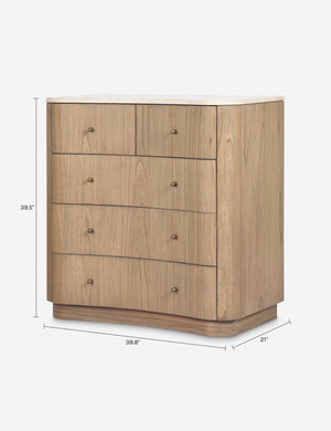Rosebury 5-Drawer Dresser : Natural