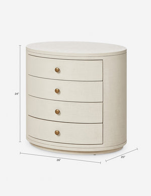 Tabea Nightstand : Ivory