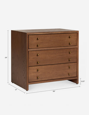 Tilden Nightstand : Brown