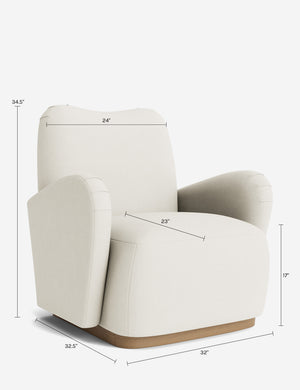 Bei Accent Chair by DISC Interiors : Blush Luxe Boucle