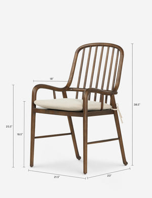 Brenna Dining Chair by Amber Lewis x Four Hands : Mahogany