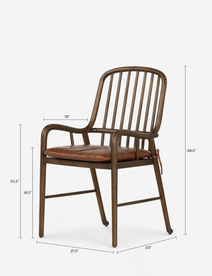 Brenna Dining Chair by Amber Lewis x Four Hands : Mahogany