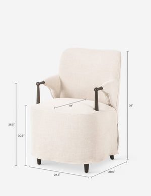 Brently Dining Chair by Amber Lewis x Four Hands : Dune