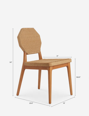 Damia Dining Chair : Natural Weave