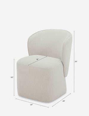 Lorna Dining Chair : Cream Basketweave