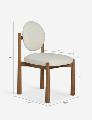 Truett Dining Chair : Ivory Basketweave