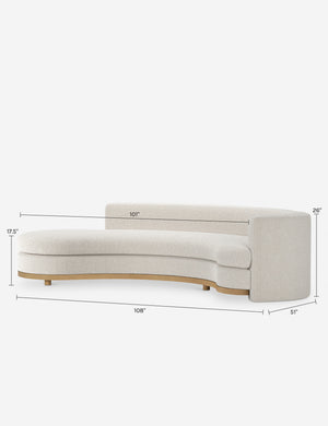 Jensen Chaise by Button Atelier x Co.House Designs : Oyster Linen
