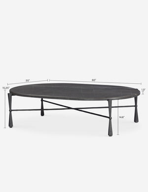 Samarie Coffee Table : Grey Marble