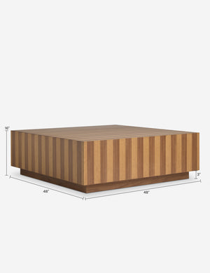 Winston Coffee Table : Natural Stripe
