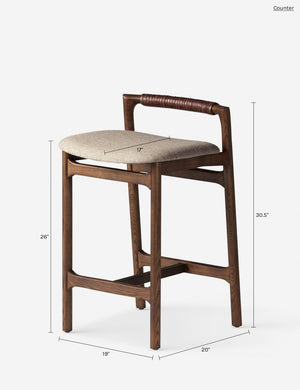Keeley Bar and Counter Stool : Brown / Counter