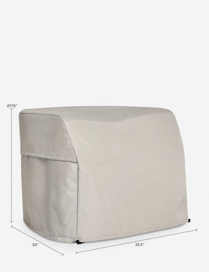 Hadler Accent Chair Outdoor Furniture Cover : Tan