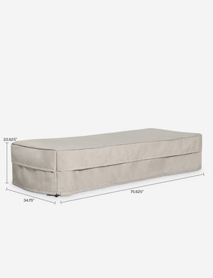 Lanata Chaise Outdoor Furniture Cover : Tan