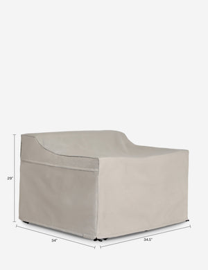 Leni Accent Chair Outdoor Furniture Cover : Tan